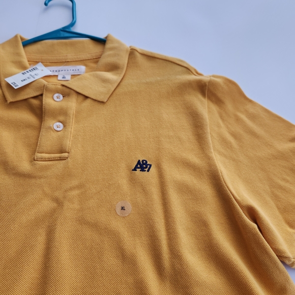 Aeropostale Mustard Yellow Polo Shirt - Picture 4 of 7